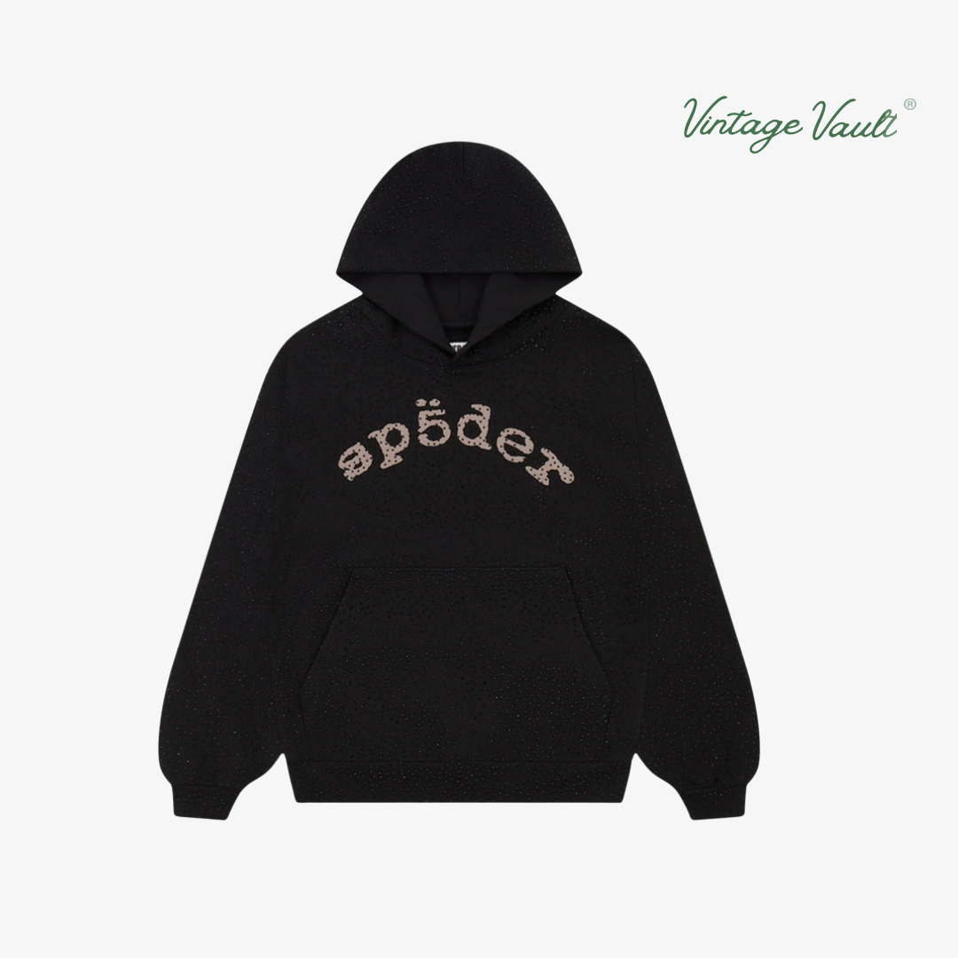 RHINESTONE SPIDER HOODIE