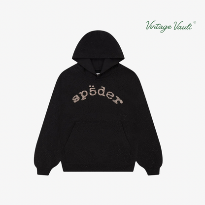 RHINESTONE SPIDER HOODIE